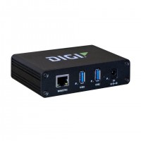 Digi AW02-G300 hub & concentrateur USB 3.2 Gen 1 (3.1 Gen 1) Type-A 1000 Mbit/s Noir