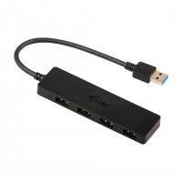 i-tec Advance U3HUB404 hub & concentrateur USB 3.2 Gen 1 (3.1 Gen 1) Type-A 5000 Mbit/s Noir