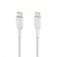Belkin BoostCharge câble USB 2 m USB C Blanc