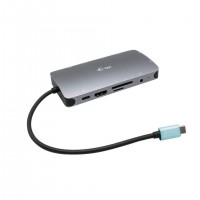 i-tec Metal C31NANODOCKVGAPD station d'accueil Avec fil USB 3.2 Gen 1 (3.1 Gen 1) Type-C Argent