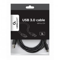 Gembird CCP-USB2-AMCM-10 c&acirc;ble USB USB 2.0 3 m USB A USB C 0,48 Gbit/s Noir