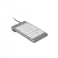 BakkerElkhuizen UltraBoard 955 Numeric clavier numérique PC USB Gris clair, Blanc