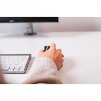 BakkerElkhuizen Oyster Mouse Wired souris Bureau Ambidextre USB Type-A Laser 1200 DPI