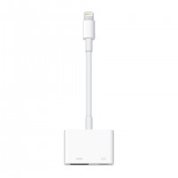 Apple MW2P3ZM/A c&acirc;ble vid&eacute;o et adaptateur Lightning HDMI + USB Type-C Blanc