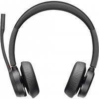 Poly Voyager 4320 Microsoft Teams Certified USB-A Headset +BT700 dongle Avec fil &sans fil Bureau/Centre d'appels USB Type-A Blu