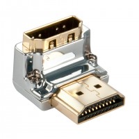 Lindy 41505 changeur de genre de câble HDMI Type A (Standard) Métallique