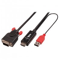 Lindy - C&acirc;ble HDMI vers VGA, 3m