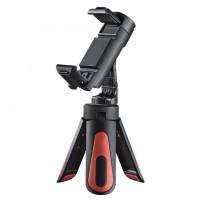 Hama Pocket II Rotation tr&eacute;pied Smartphone/Tablette 3 pieds Noir, Rouge