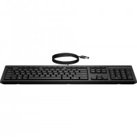 HP 125 Wired Keyboard clavier USB Noir