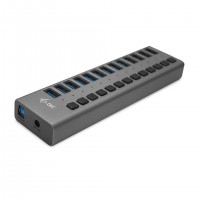 i-tec U3CHARGEHUB13 chargeur d'appareils mobiles Universel Gris Secteur Intérieure