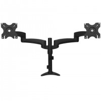 StarTech.com ARMDUAL support d'écran plat pour bureau 61 cm (24") Noir