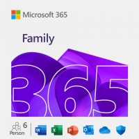 Microsoft Office 365 Family Office suite 1 licence(s) Multilingue 1 ann&eacute;e(s)