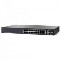 Cisco SG350-28 Géré L3 Gigabit Ethernet (10/100/1000) Noir