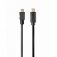 Gembird Kabel / Adapter c&acirc;ble USB USB 2.0 1,8 m Micro-USB B USB C 0,48 Gbit/s Noir