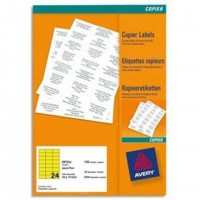 ETIQ.COP 70X35 JAUNE FLUO BTE 2400