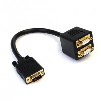 StarTech.com VGASPL1VV câble VGA 0,3 m VGA (D-Sub) 2 x VGA (D-Sub)
