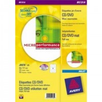 Avery J8676-25 étiquette à imprimer Blanc