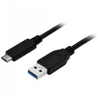 StarTech.com USB315AC1M c&acirc;ble USB USB 3.2 Gen 1 (3.1 Gen 1) USB A USB C 5 Gbit/s Noir