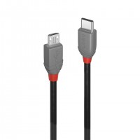 C&acirc;ble USB 2.0 Type C vers Micro-B, Anthra Line, 1m