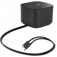 HP Thunderbolt Dock G2 with Combo Cable Avec fil Noir