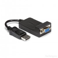 StarTech.com DP2VGA câble vidéo et adaptateur 0,08 m VGA (D-Sub) Noir