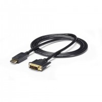 StarTech.com DP2DVI2MM6 c&acirc;ble vid&eacute;o et adaptateur Noir