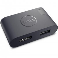 DELL DA20 câble vidéo et adaptateur USB Type-C HDMI + USB Noir