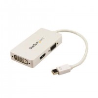 StarTech.com MDP2VGDVHDW c&acirc;ble vid&eacute;o et adaptateur 0,15 m Mini DisplayPort DVI-D + VGA (D-Sub) + HDMI