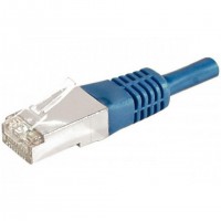 Dexlan RJ-45 Cat5e M/M 0.3m c&acirc;ble de r&eacute;seau Bleu 0,3 m Cat6a F/UTP (FTP)
