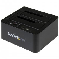 StarTech.com SDOCK2U313R duplicateur de supports et de données Duplicateur hdd Noir 2 copies