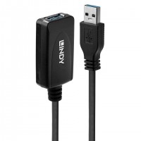 Lindy 43155 c&acirc;ble USB USB 3.2 Gen 1 (3.1 Gen 1) USB A Noir