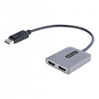 StarTech.com MST14DP122HD câble vidéo et adaptateur 0,3 m 2 x HDMI Noir, Gris