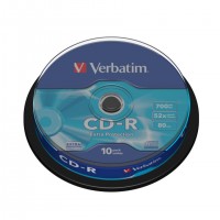 Verbatim CD-R Extra Protection 700 Mo 52x 10 pi&egrave;ce(s)