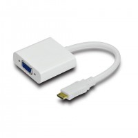 Microconnect HDMIVGA câble vidéo et adaptateur 15 m VGA (D-Sub) HDMI Type C (Mini) Noir