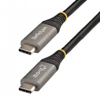 StarTech.com USB31CCV1M c&acirc;ble USB USB 3.2 Gen 2 (3.1 Gen 2) USB C 10 Gbit/s Noir, Gris