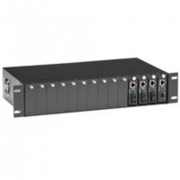 Black Box LHGC-RACK convertisseur de support réseau Noir