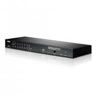 ATEN CS1716I-AT-G commutateur écran, clavier et souris Grille de montage Noir