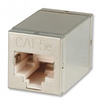 Double femelle RJ45 STP, cat. 5e