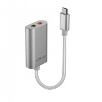 Lindy 42711 câble de téléphone portable Blanc USB C 3,5mm