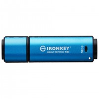Kingston Technology IronKey Vault Privacy 50 lecteur USB flash USB Type-C 3.2 Gen 1 (3.1 Gen 1) Noir, Bleu