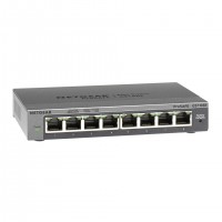 NETGEAR GS108E Géré Gigabit Ethernet (10/100/1000) Noir