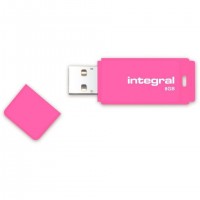 Integral INFD8GBNEONPK lecteur USB flash 8 Go USB Type-A 2.0 Rose