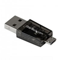StarTech.com MSDREADU2OTG changeur de genre de câble USB 2.0 Micro-B MicroSD, USB 2.0 A Noir