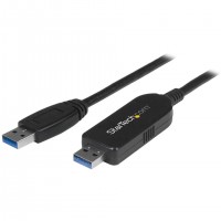 StarTech.com USB3LINK c&acirc;ble USB USB 3.2 Gen 1 (3.1 Gen 1) USB A 5 Gbit/s Noir