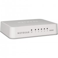 NETGEAR GS205 Non-géré Gigabit Ethernet (10/100/1000) Blanc