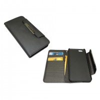 Sandberg Flip wallet iPhone 6 Blackskin coque de protection pour téléphones portables 11,9 cm (4.7") Étui avec portefeuille Noir