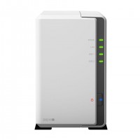 Synology DiskStation DS218j NAS Compact Marvell Armada 385 88F6820 0,512 Go DDR3 Blanc