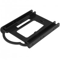 StarTech.com BRACKET125PT Obturateur de baie de lecteur 8,89 cm (3.5") Panneau de support Noir