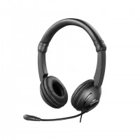 Sandberg 326-15 casque Avec fil Arceau Appels/Musique Noir