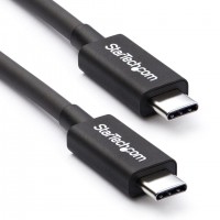 StarTech.com TBLT3MM2M Câble Thunderbolt 20 Gbit/s Noir